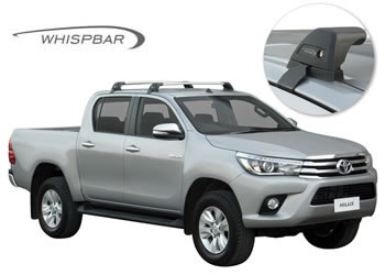 Yakima/Whispbar roof racks Toyota Hilux